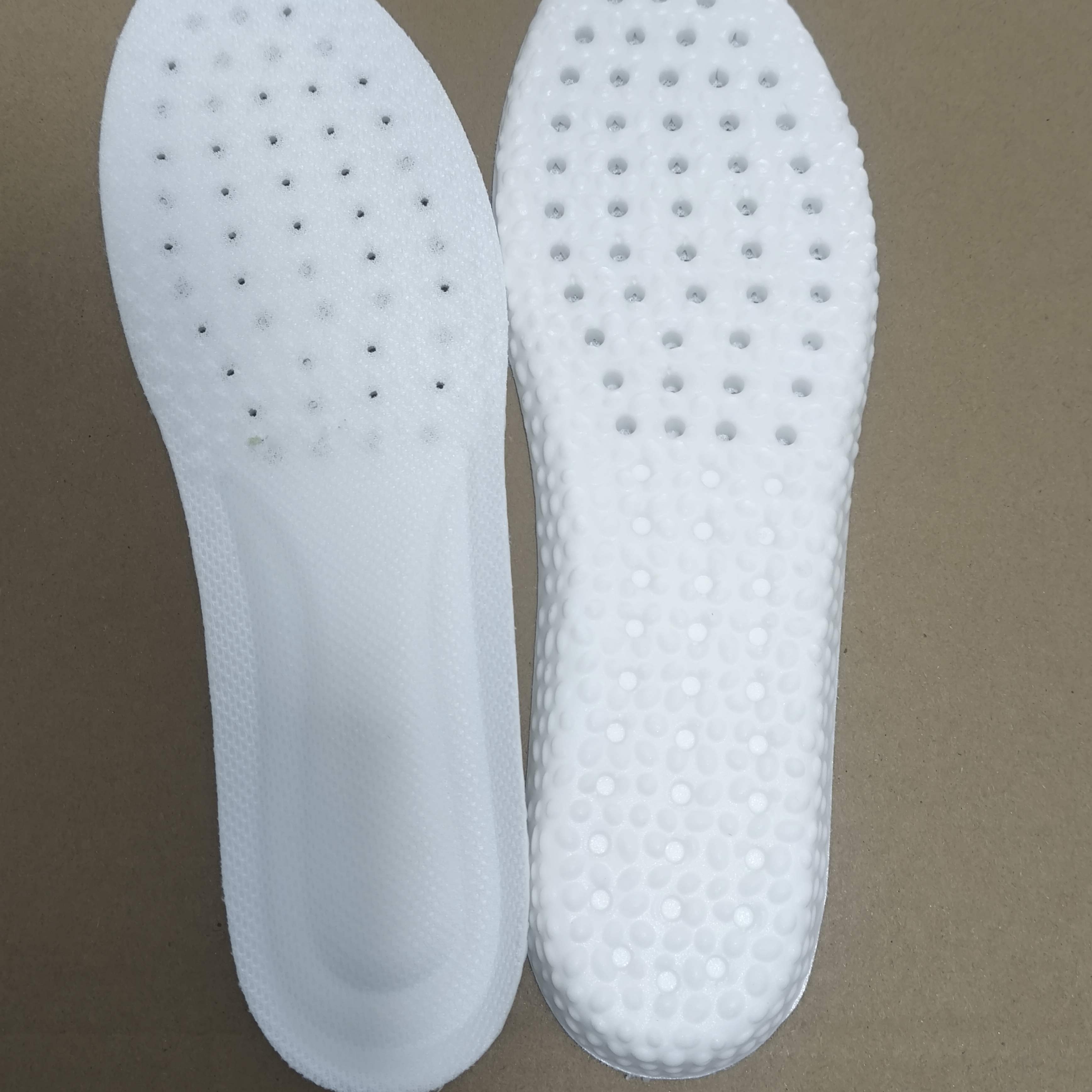 高弹乳胶鞋垫 pu＋涤纶网布+抗菌＋艾草香