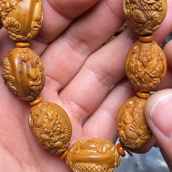 橄榄核手串我的小