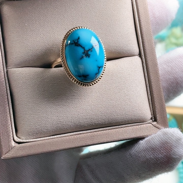 绿松石其它18K金镶嵌