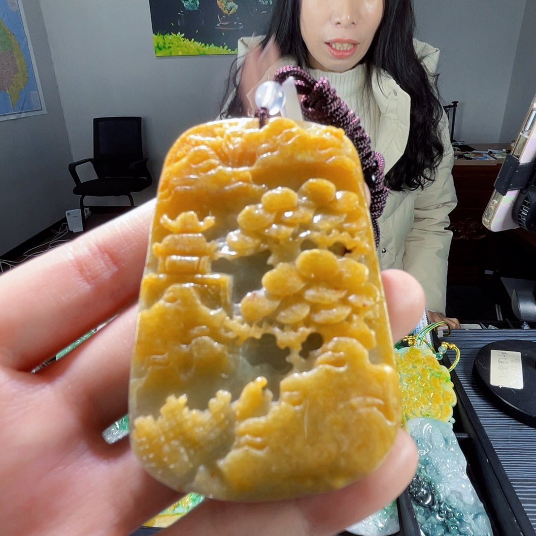 颈饰未镶嵌翡翠翡翠