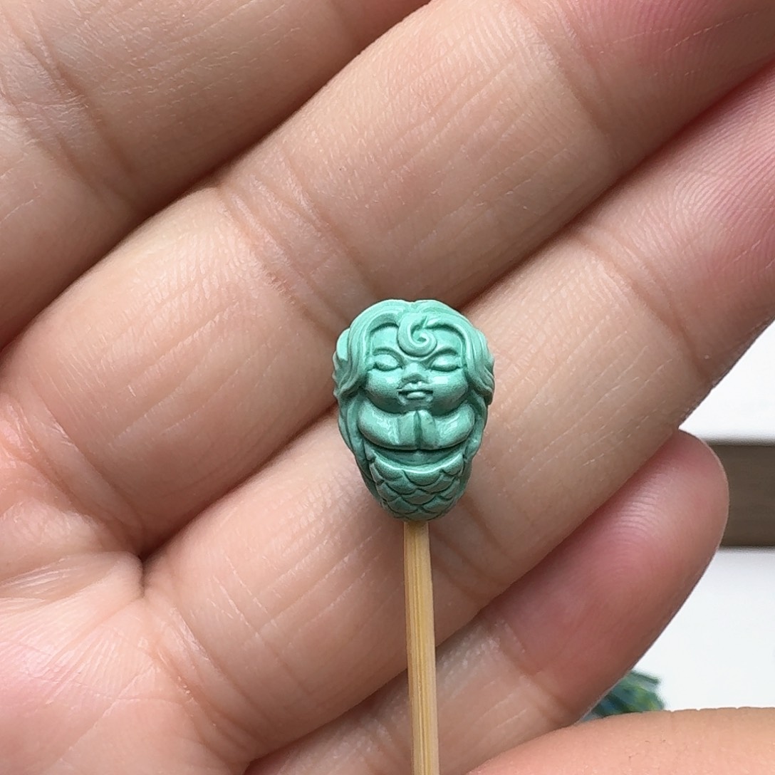 绿松石美人鱼未镶嵌