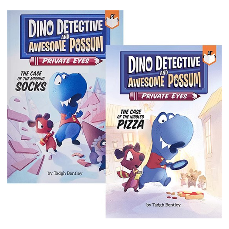 Dino Detective And Awesome Possum 恐龙侦探和真棒负鼠 2册合售