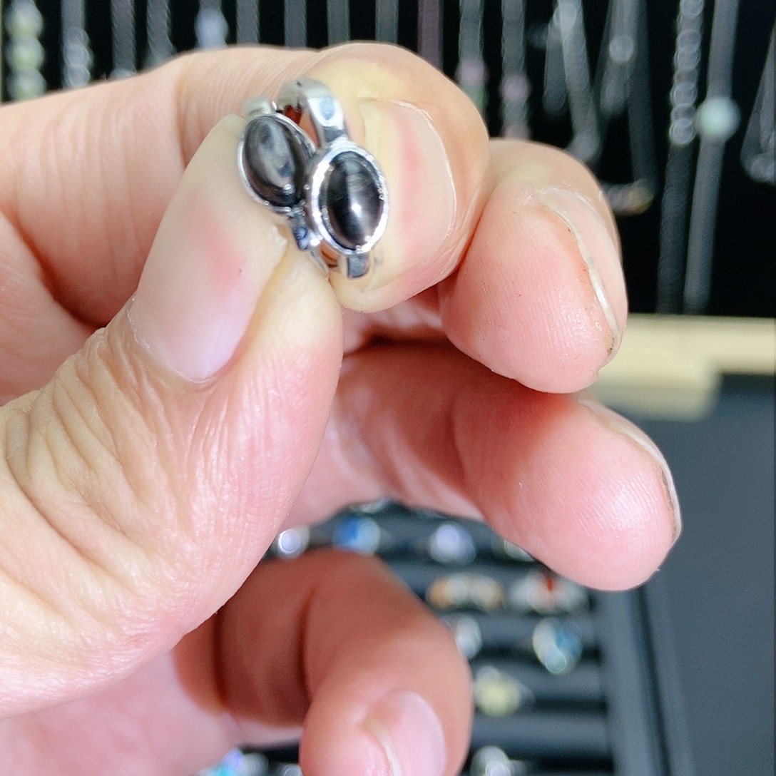 【闪购商品】紫晶珠宝半成品银S925镶嵌