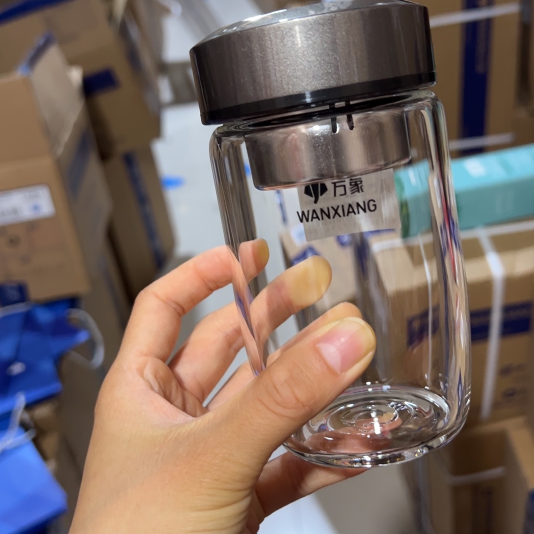 万象时空知了u402单层烫手玻璃杯380➕被套