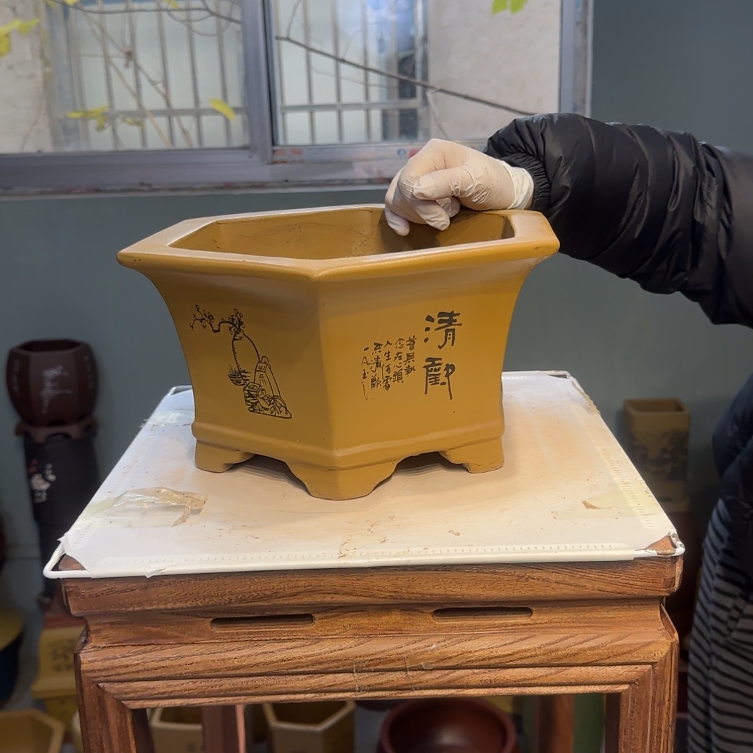 紫砂花盆紫砂口径32