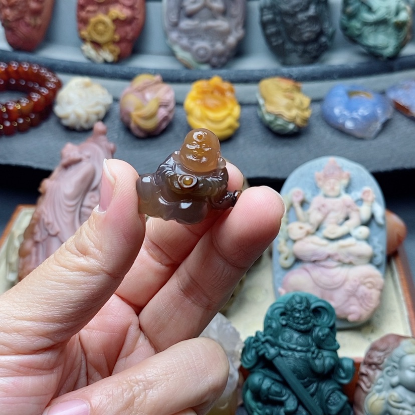 【闪购商品】定制玛瑙吊坠未镶嵌
