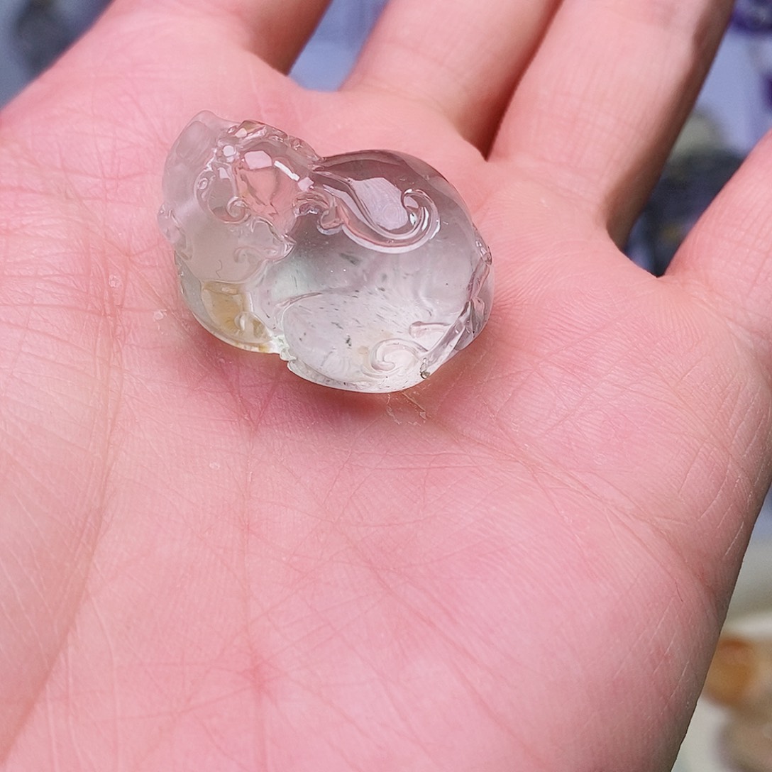 水晶吊坠(赠链)未镶嵌奶*糖
