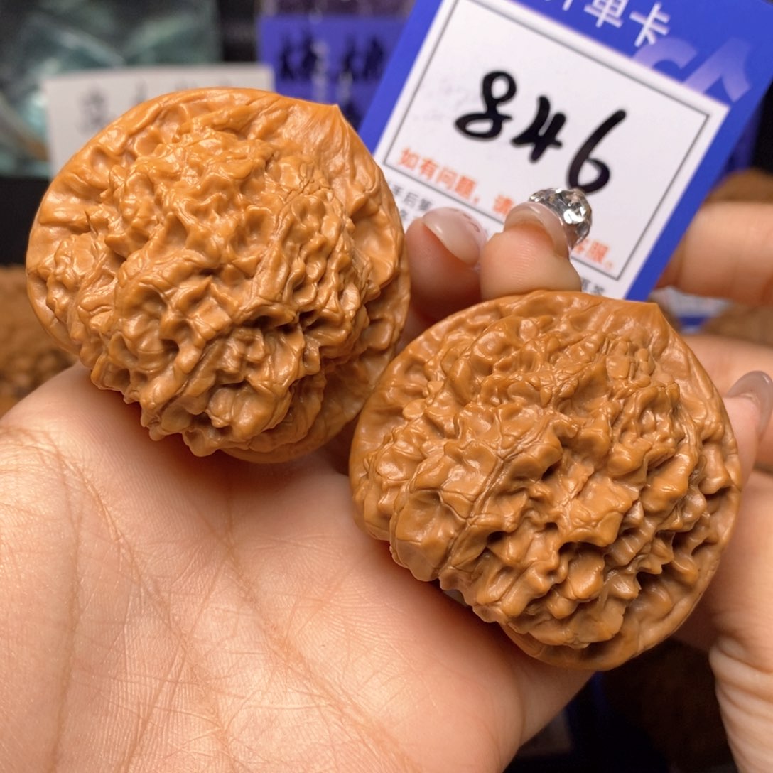文玩核桃把件47官帽846