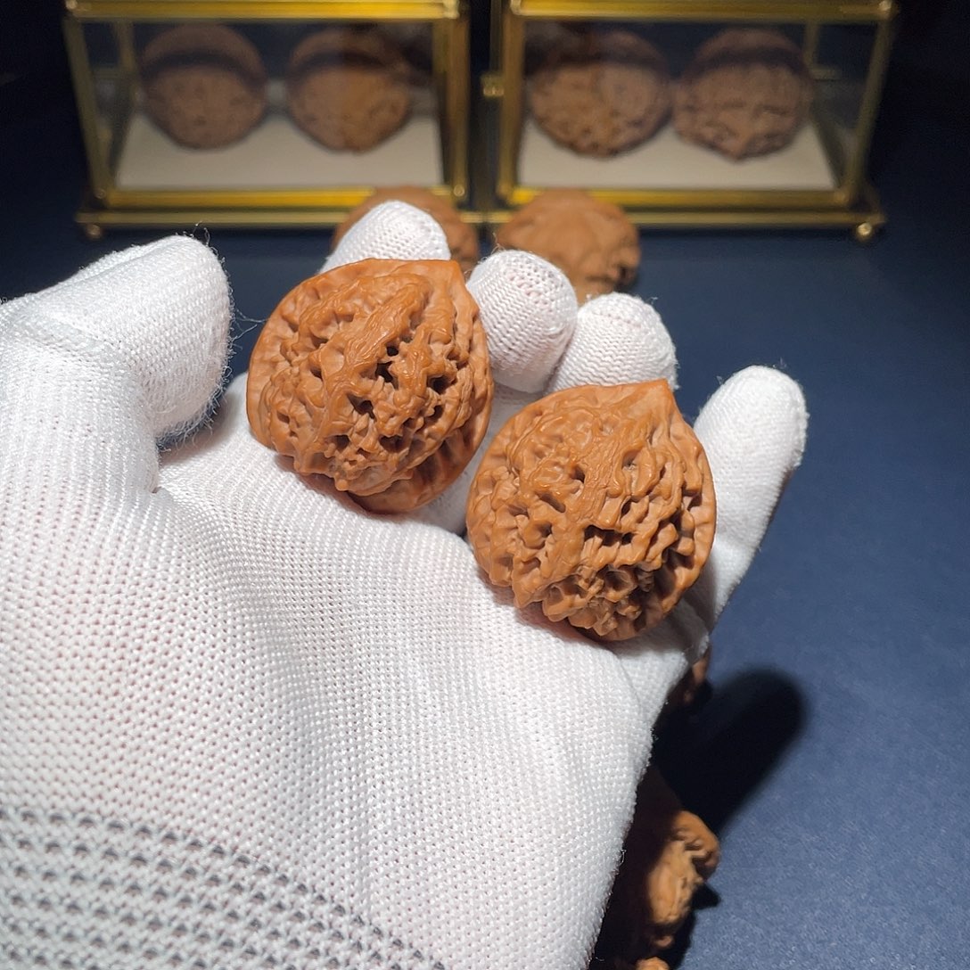 把件文玩核桃36太行龙纹