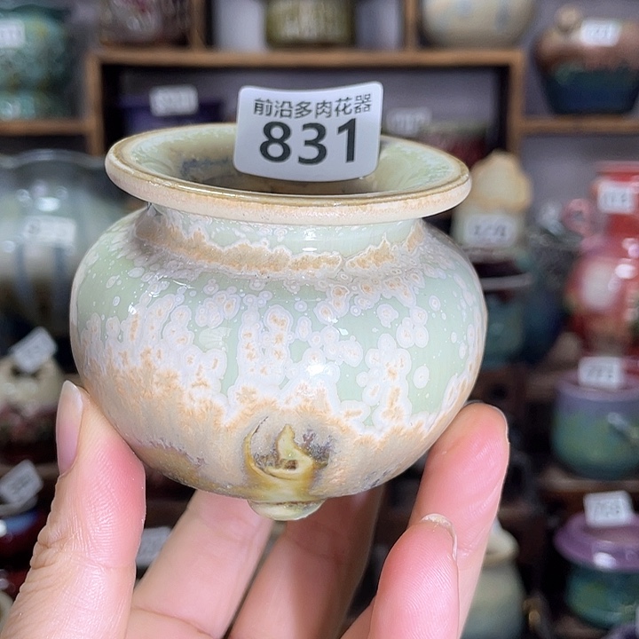 红陶内口径4.5高度6微瑕