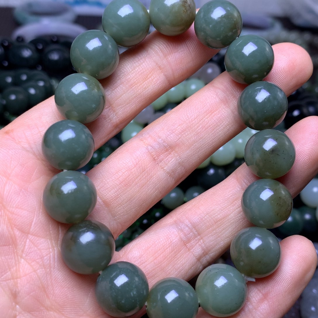 未镶嵌手串和田玉14