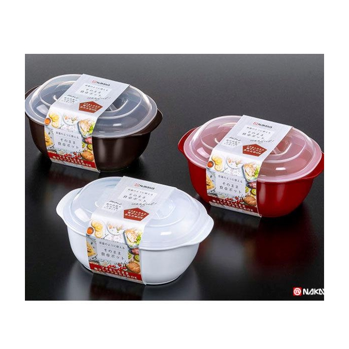 日本进口 保鲜盒 水果食品收纳盒 带盖深型保鲜盒便当盒 470ml 