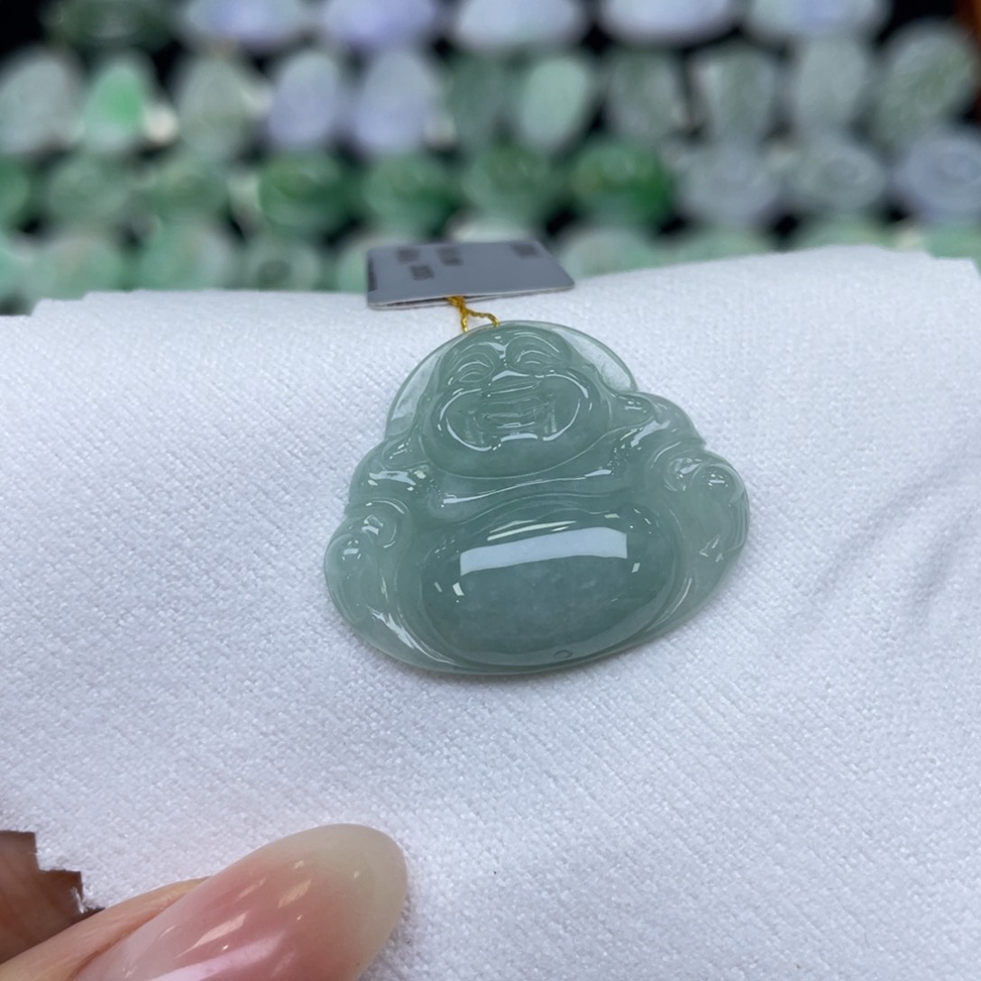 颈饰未镶嵌翡翠佛公