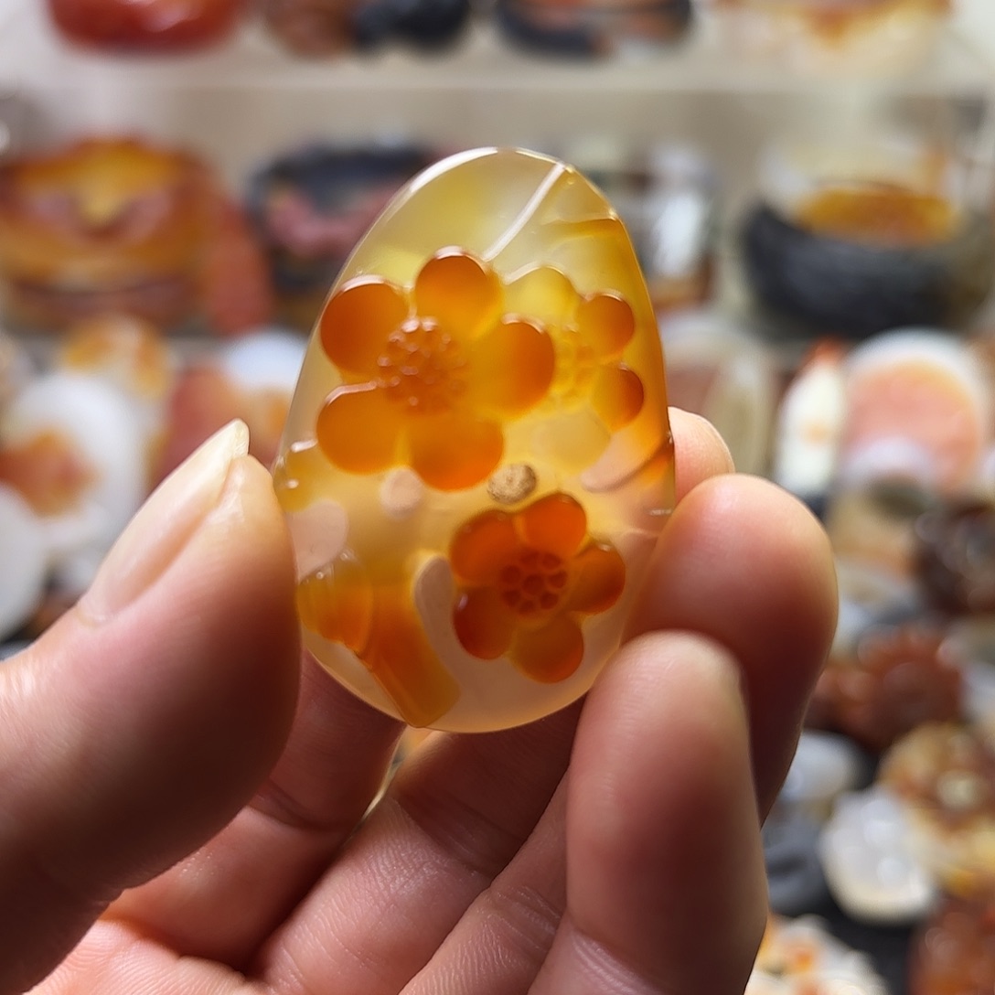 玛瑙/玉髓未镶嵌吊坠(不含链)