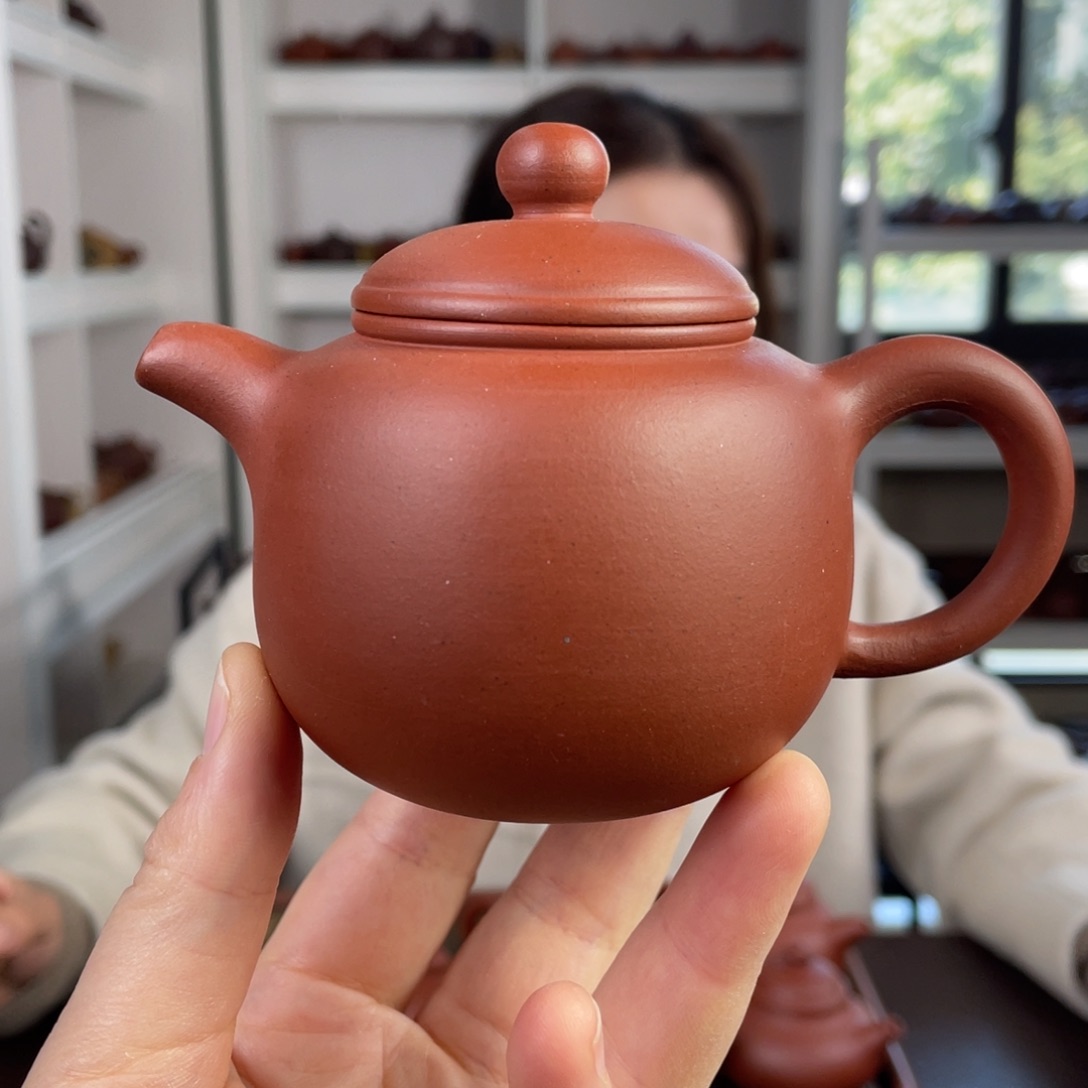 紫砂茶壶红清水袍尊180cc