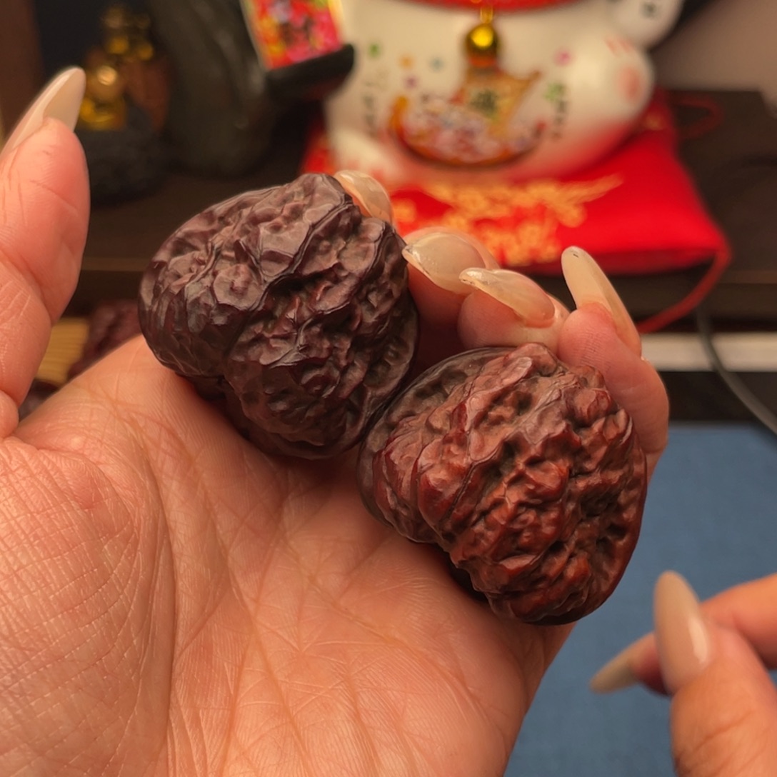 吊坠文玩核桃小彩蛙