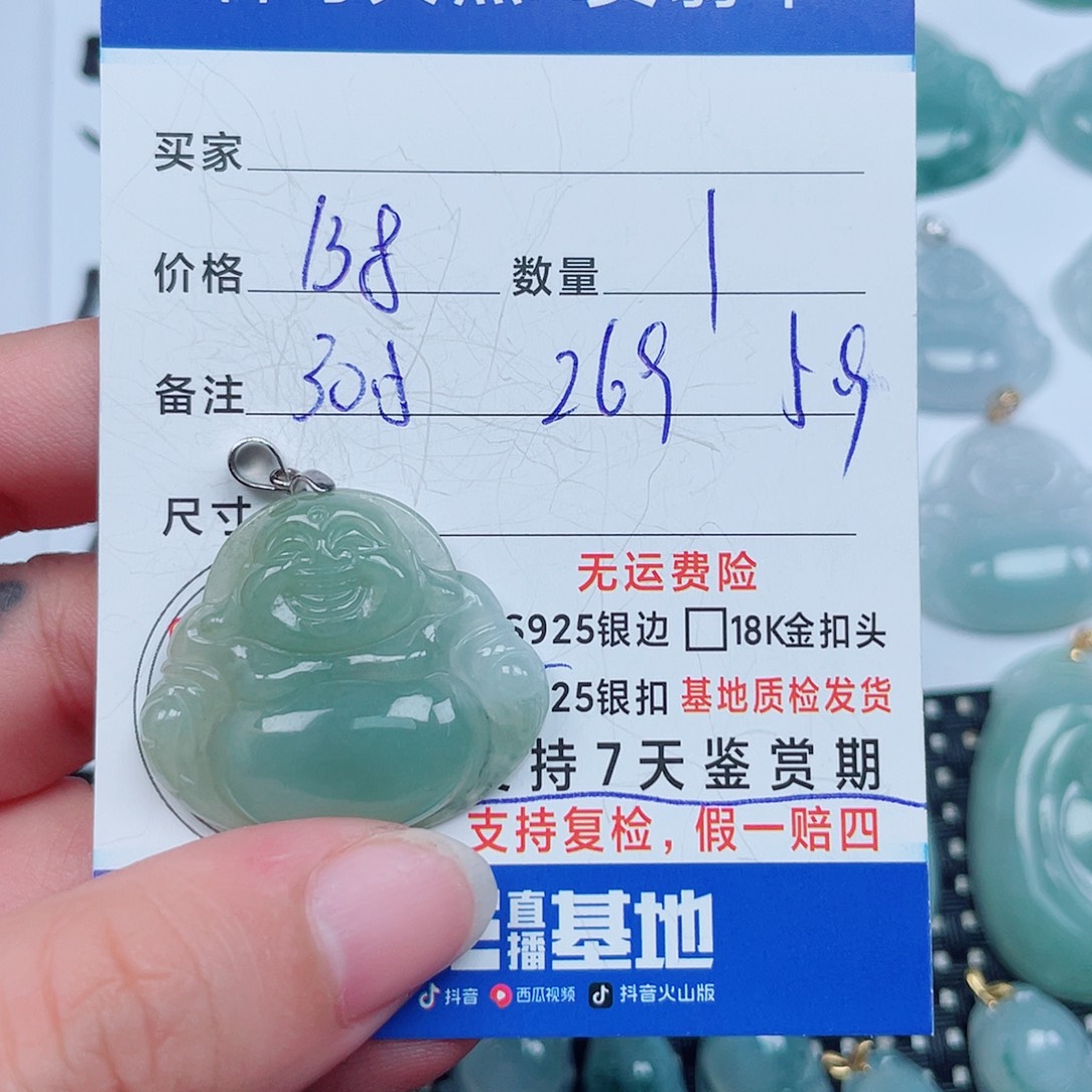 翡翠银S925镶嵌颈饰