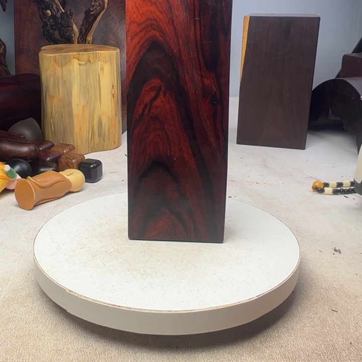 小****木红酸枝微凹黄檀底座