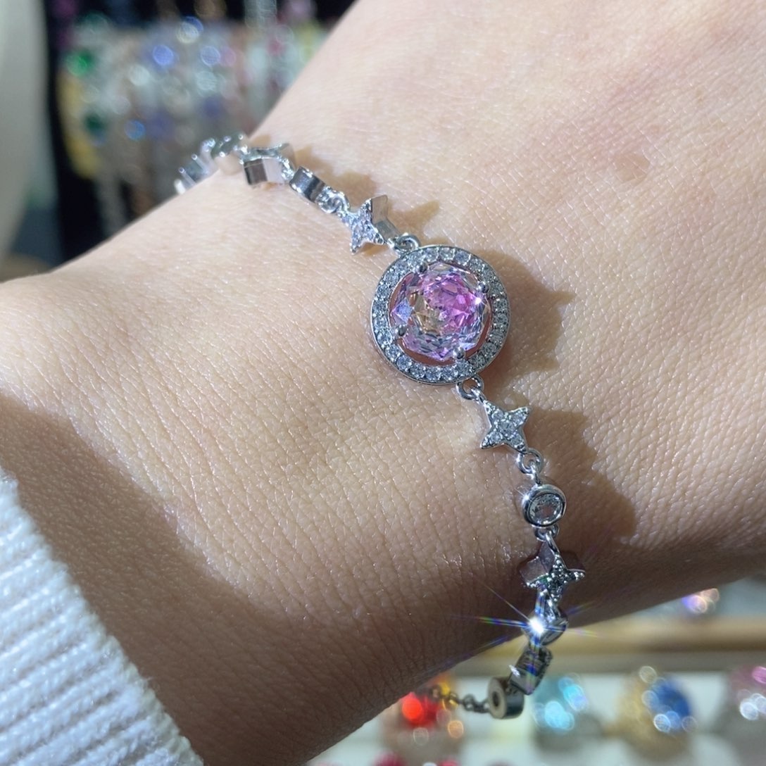 66锆石（处理）抽拉手链