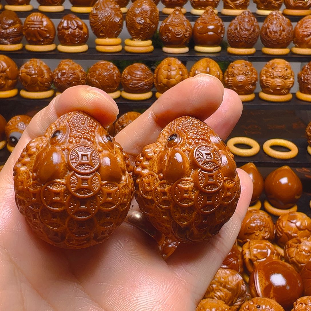 乘***)手串/手链橄榄核大金蟾4.0高货