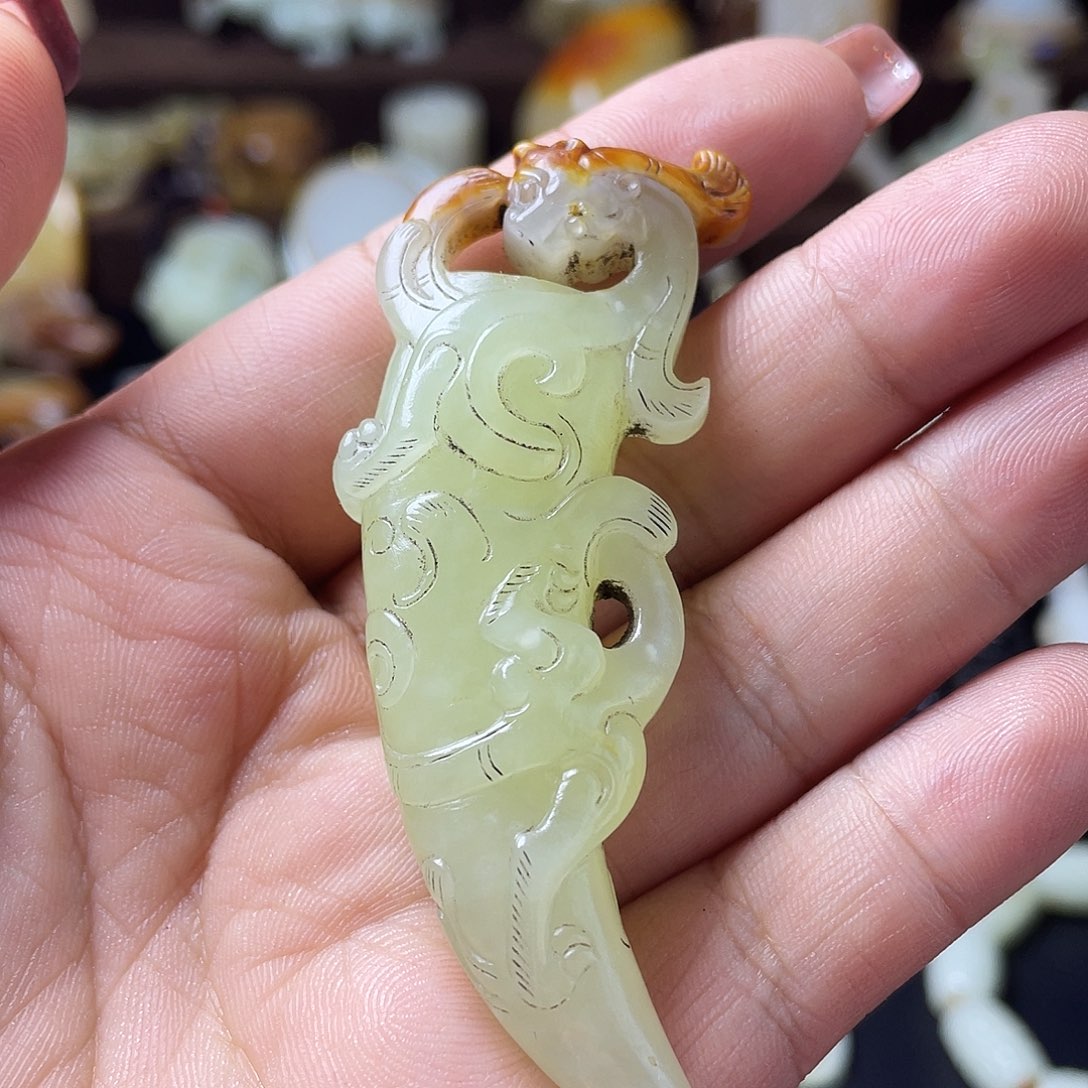 小***幺和田玉未镶嵌挂件