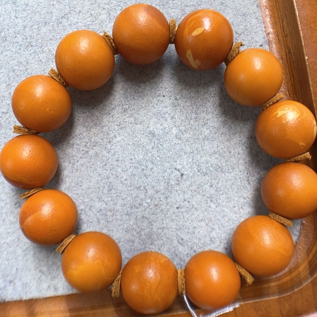 蜜蜡手串未镶嵌蜜蜡手串