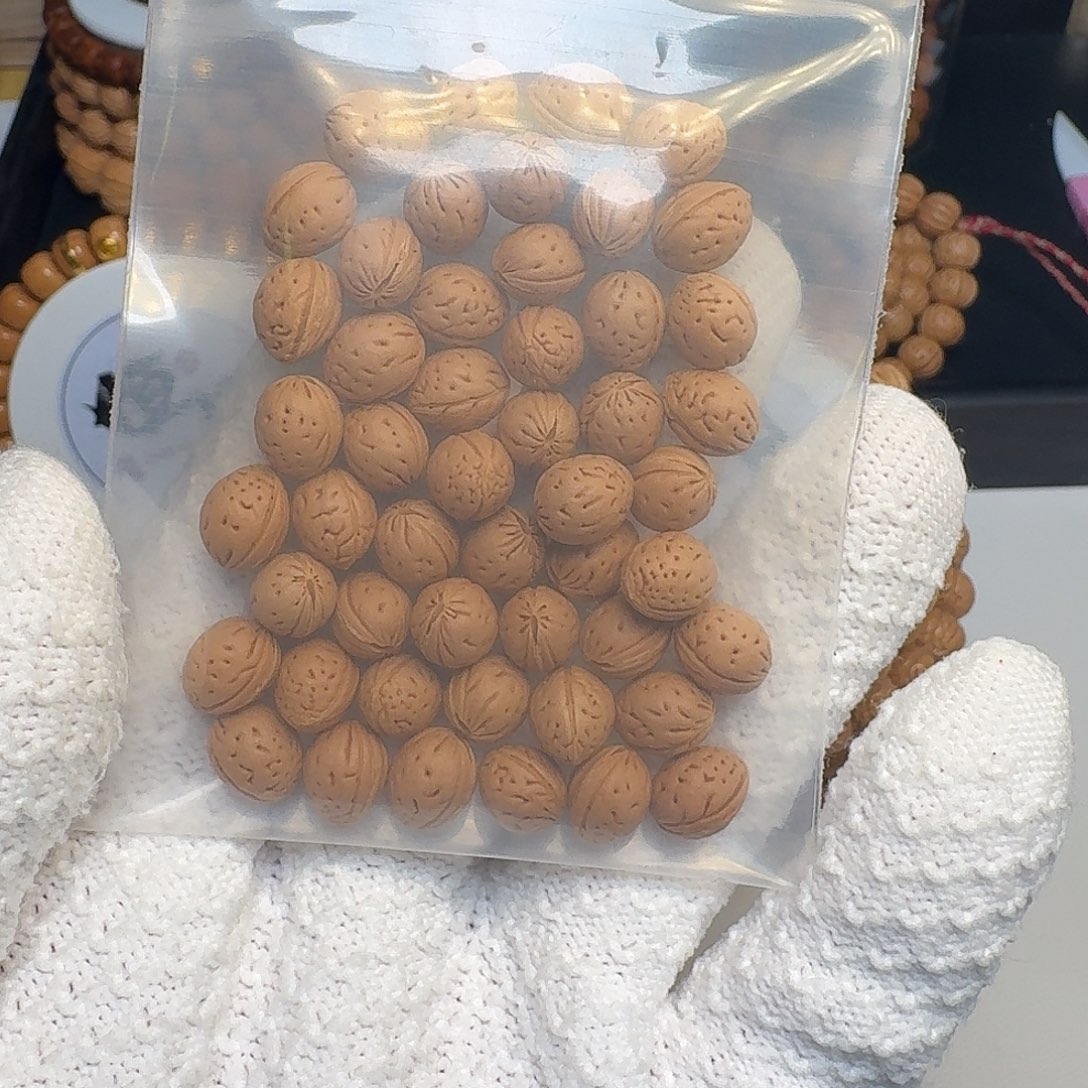 核***安桃核吊坠精品野生桃核7.6