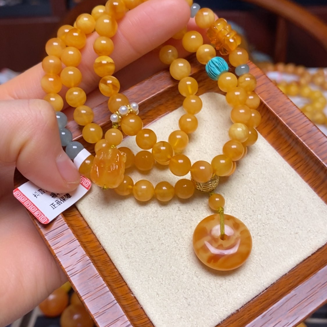 【闪购商品】蜜蜡手链未镶嵌手串