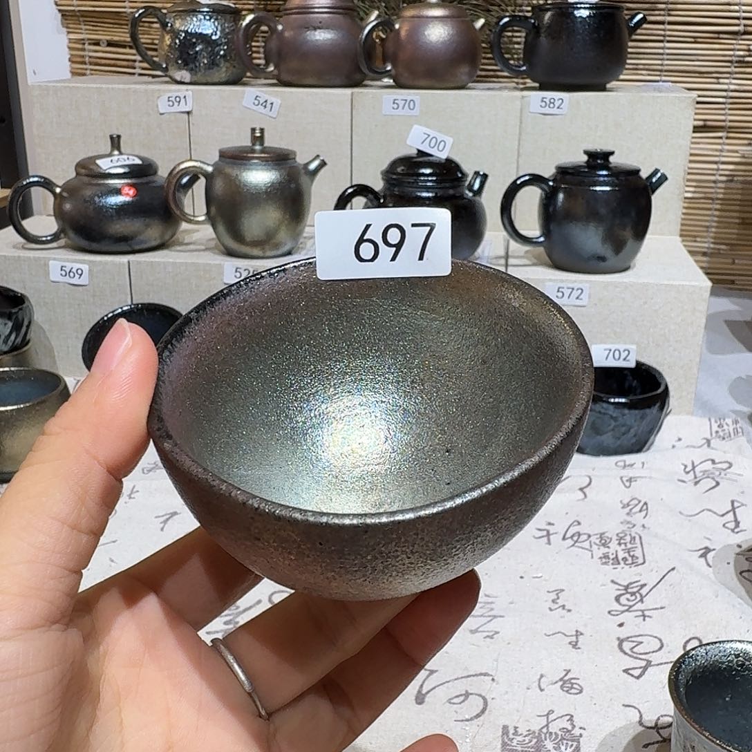 杯建水紫陶紫泥柴烧杯