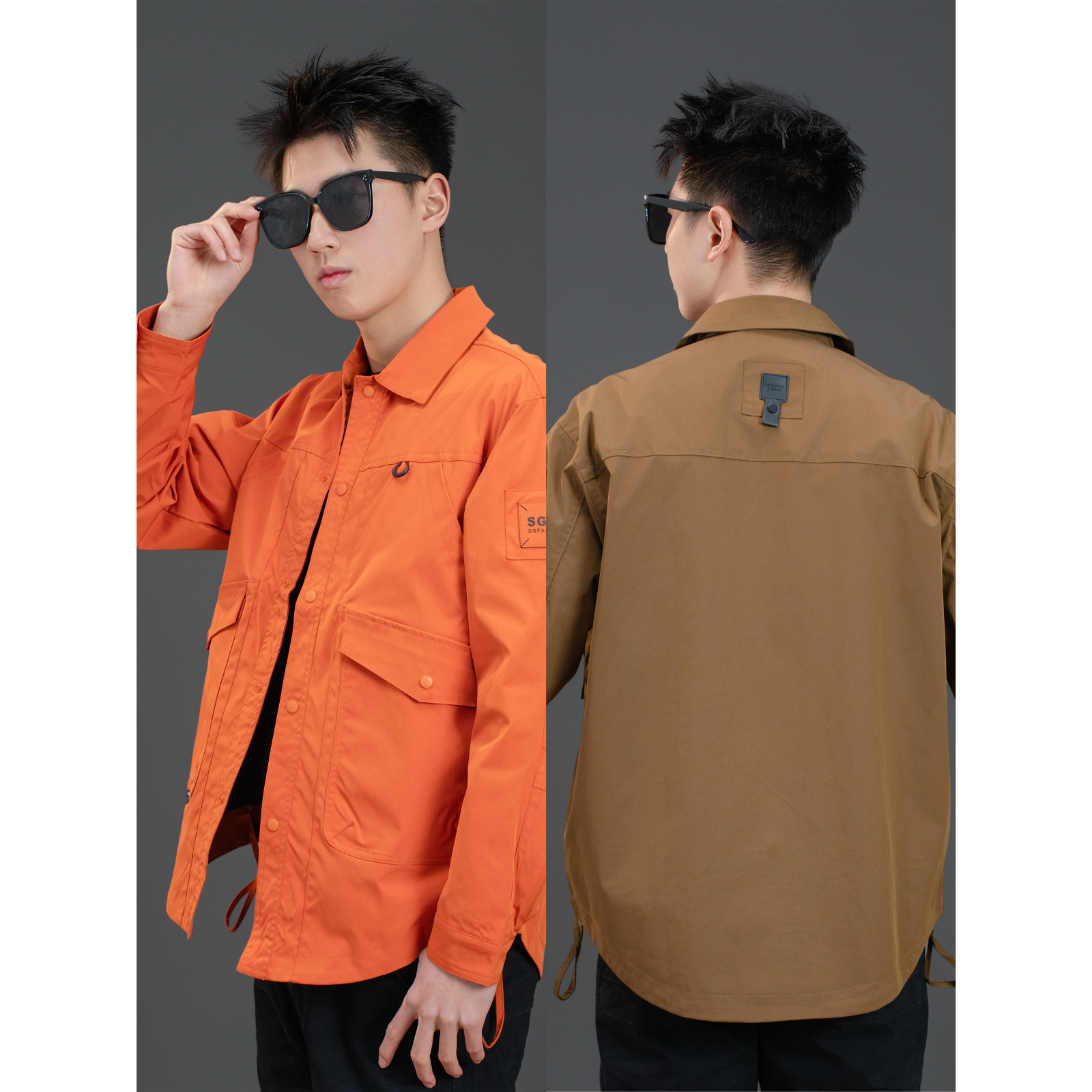 户外防水夹克春季新款上衣工装休闲外套男女同款男款