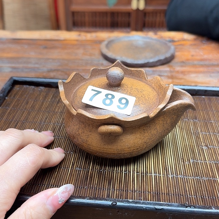 纯手工制作粗陶茶具