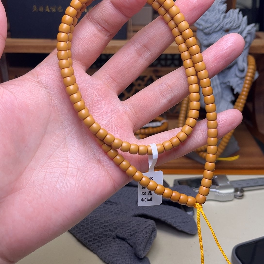 手串/手链橄榄核【听松】sss橄榄核尖素@@长串6.0