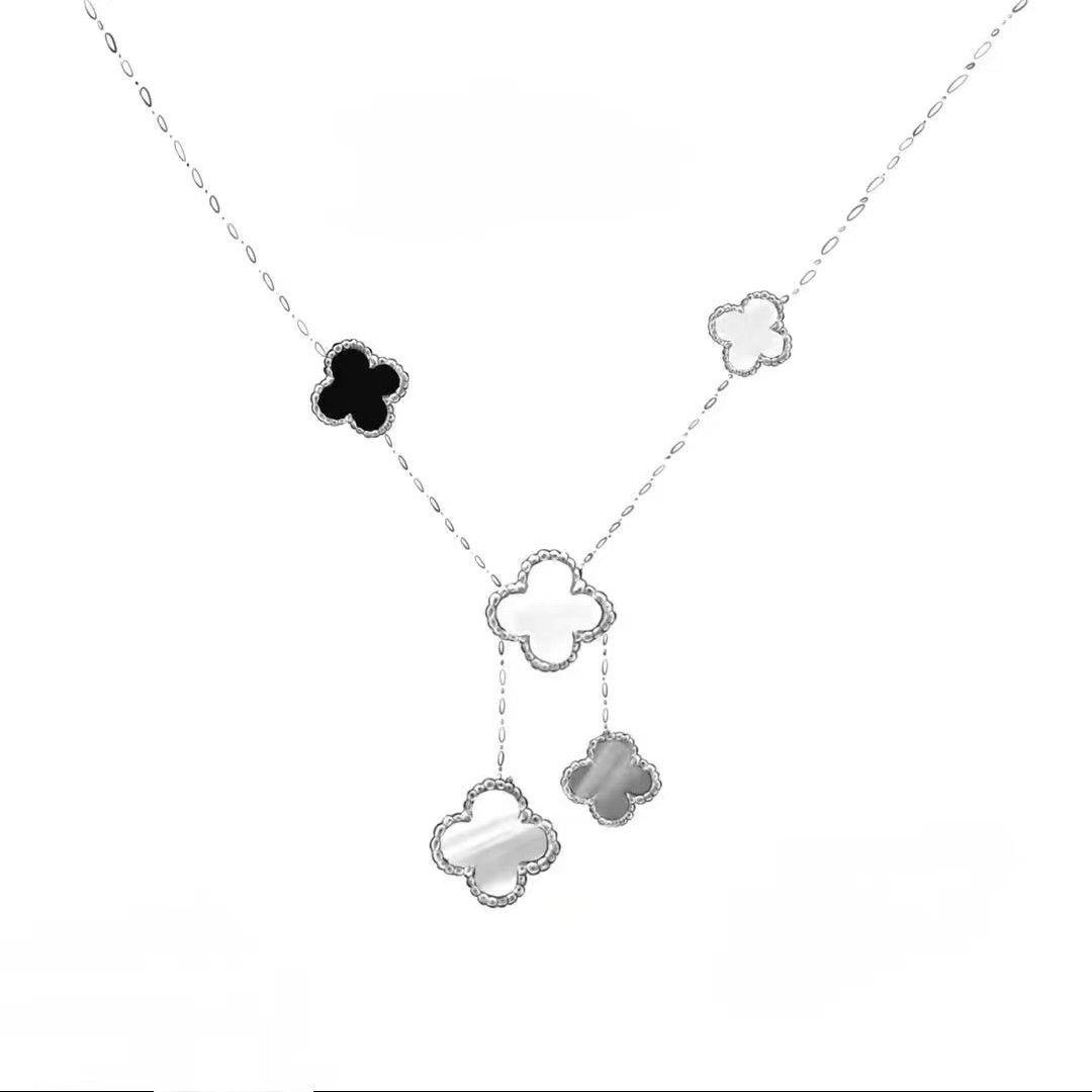 合金项链 高端CNC高品质六花项链