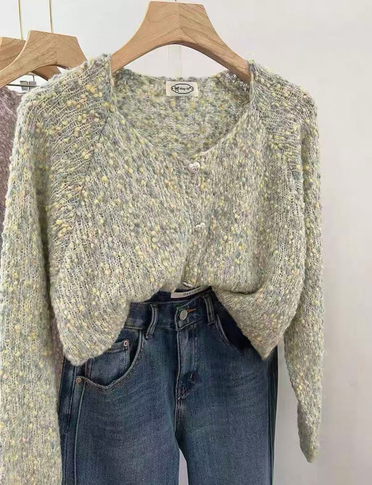 【微瑕不退换】2025新款小码女装金豆针织衫