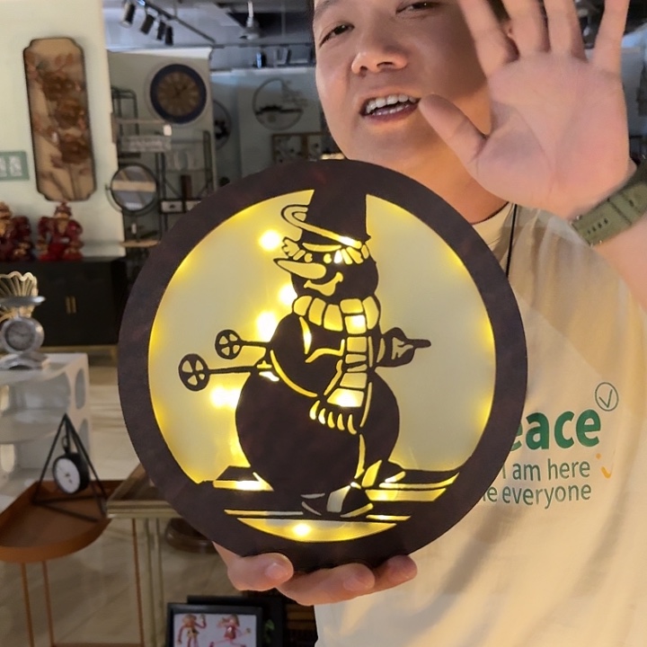 有机玻璃木质灯灯