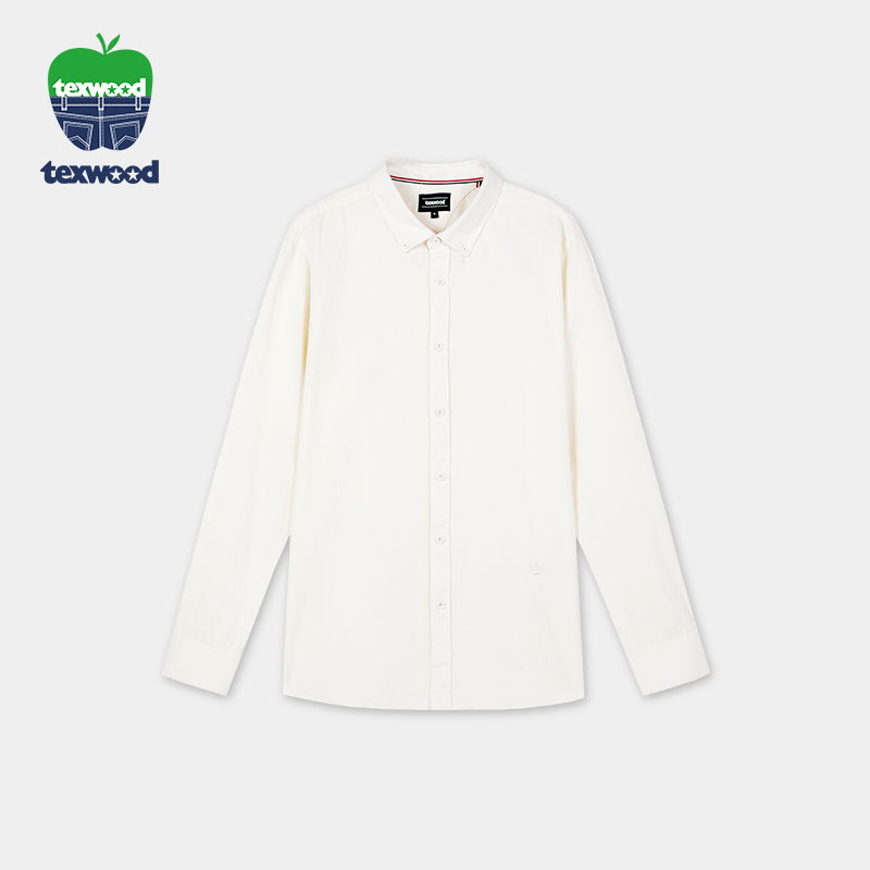 Texwood/德士活【中秋福利】男士纯棉衬衫秋冬舒适百搭