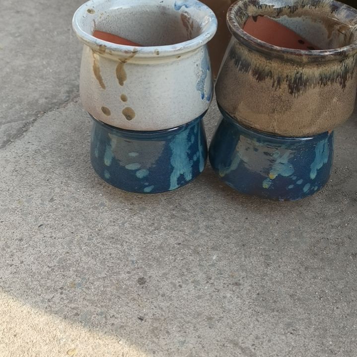 红陶口11高9瑕疵颜色随机四个