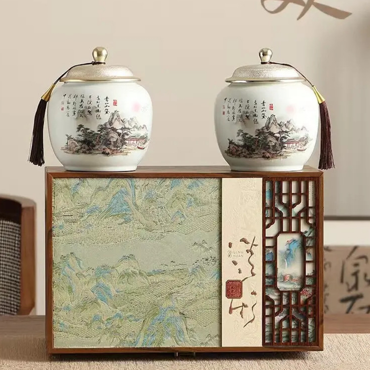 【清欢】金骏眉双陶瓷茶叶礼盒