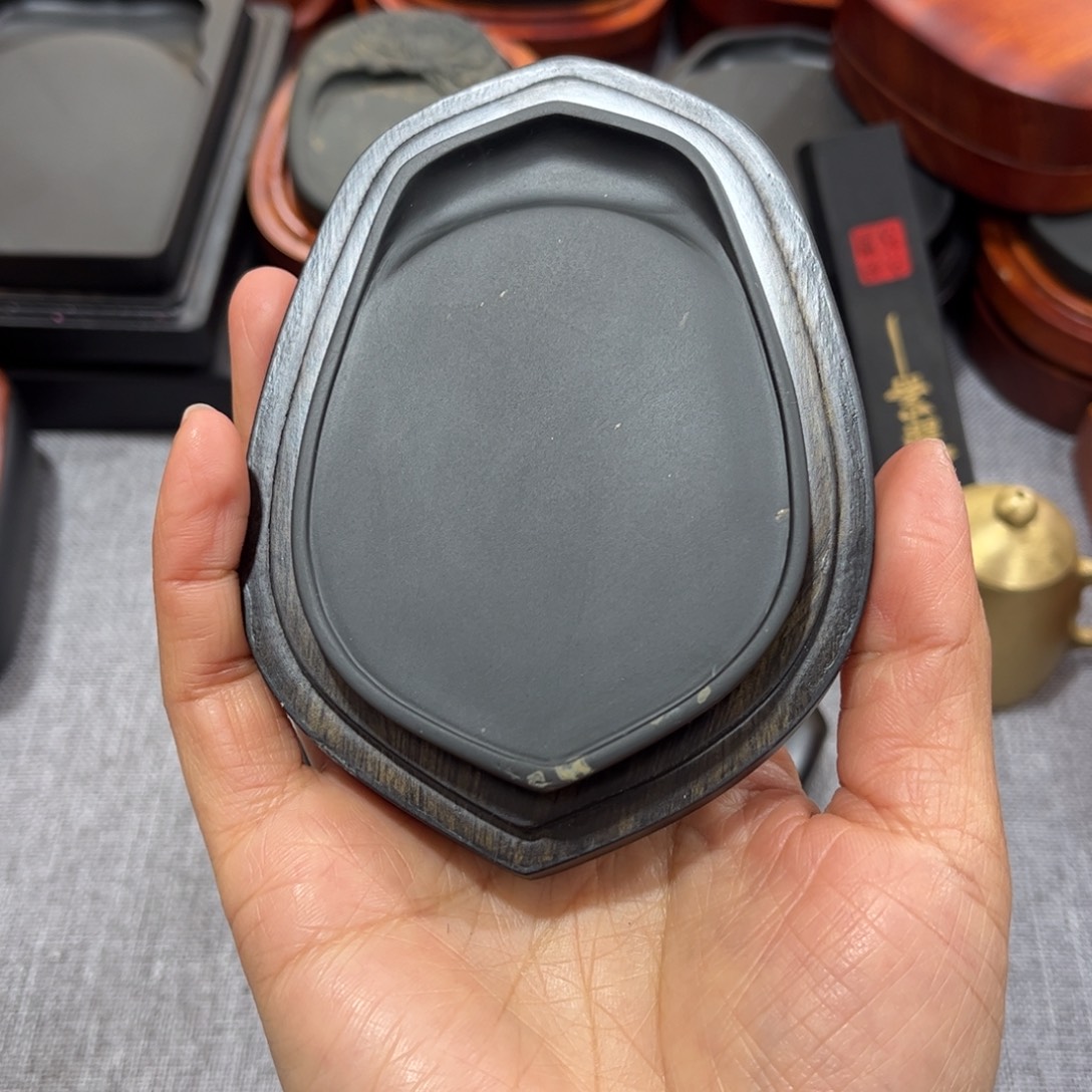 歙砚老坑金星坑金星