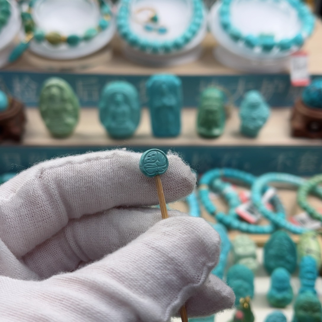 绿松石珠宝奇石未镶嵌