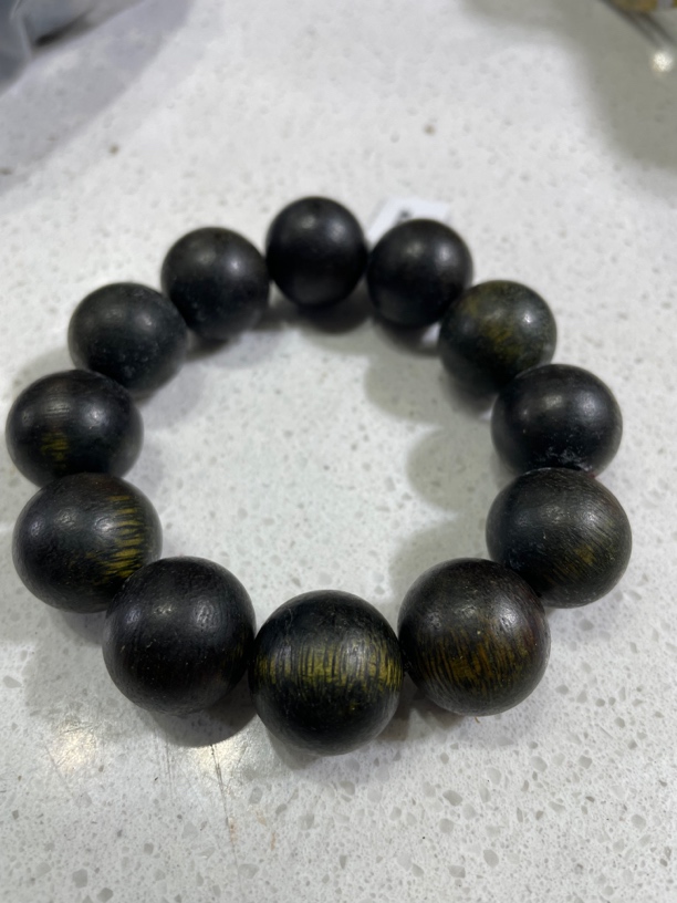 A295琳姐家沉木圆珠手串