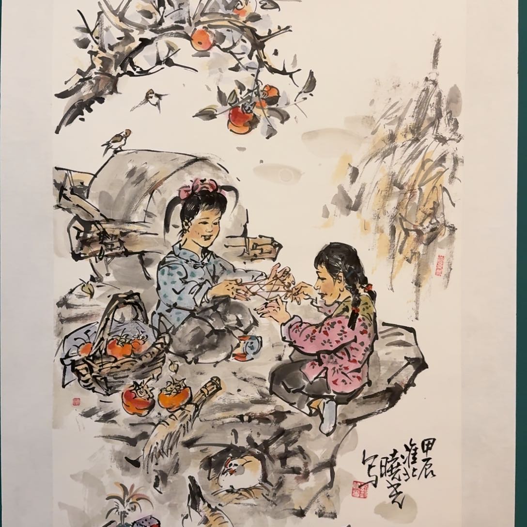 国画刘老师作品画作