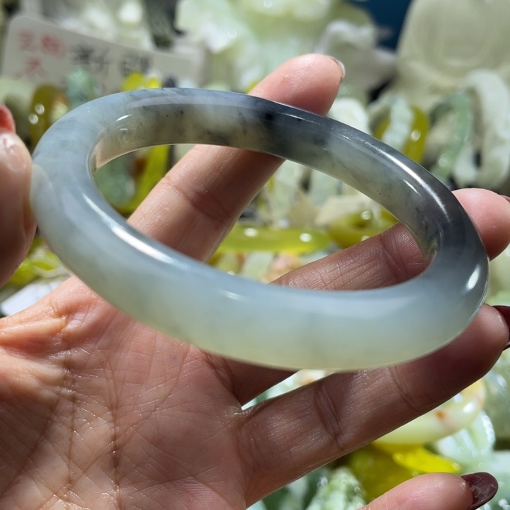 岫玉未镶嵌手镯56