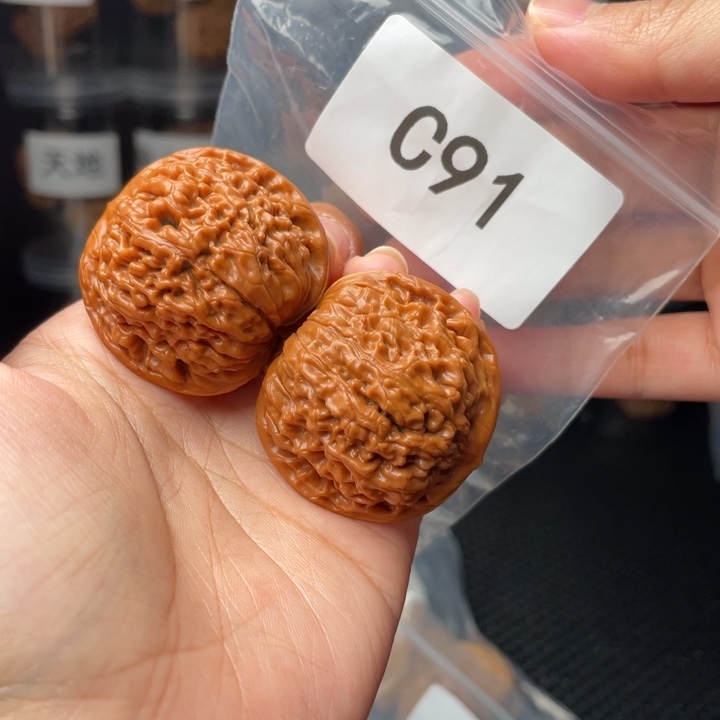 文玩核桃手串39莲花