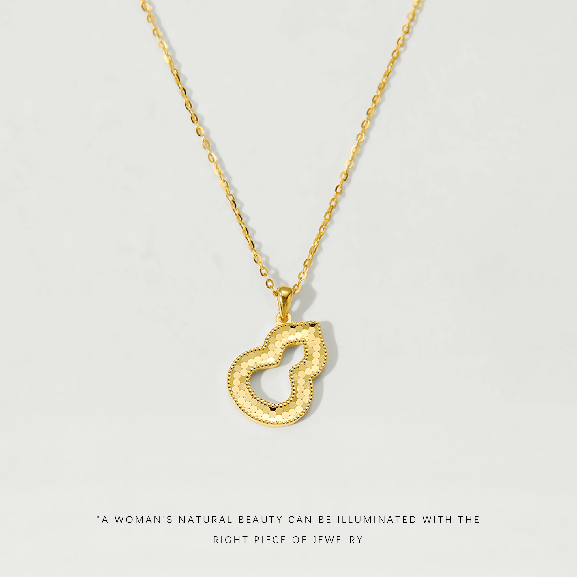 坠链均925银 【镂空葫芦】轻奢时尚气质项链A834