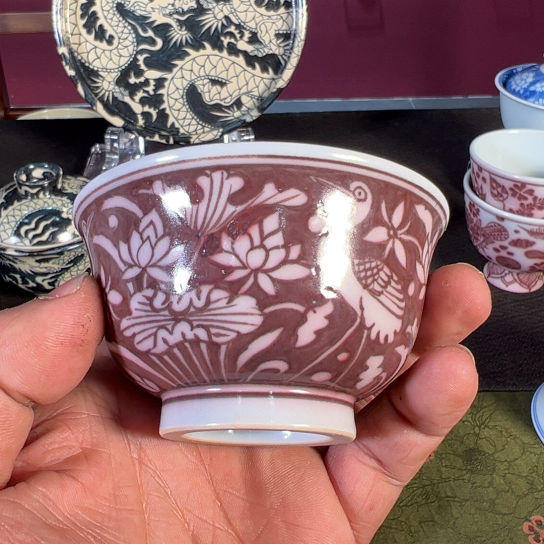 杯景德镇手工手绘杯子