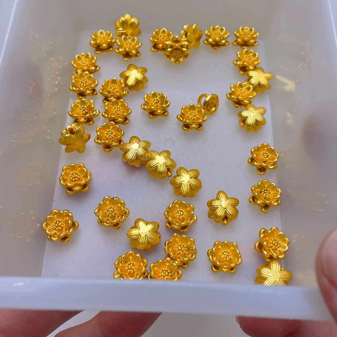 锆石铜合金莲花2颗