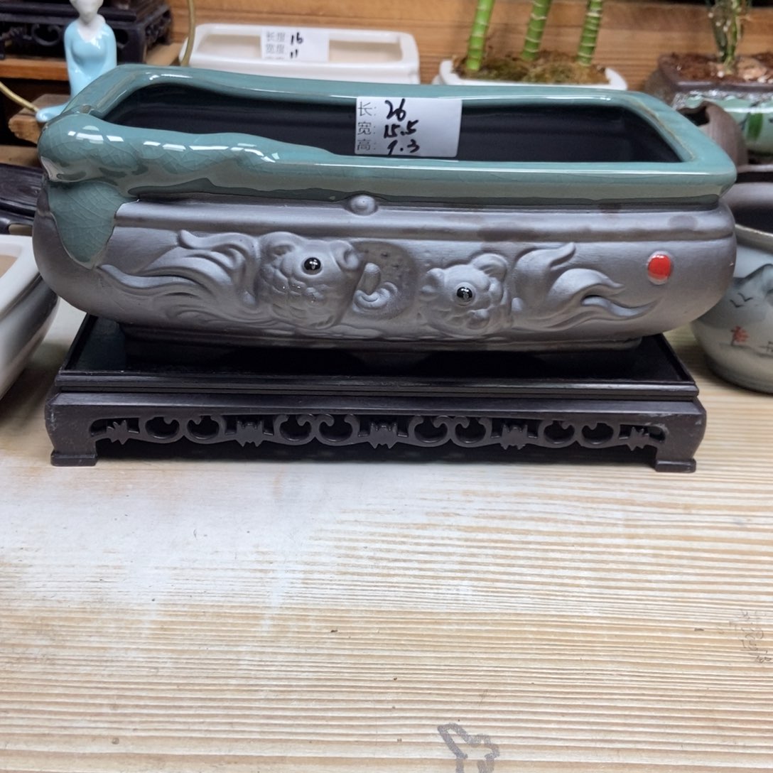 瓷片陶瓷花盆陶瓷艺术