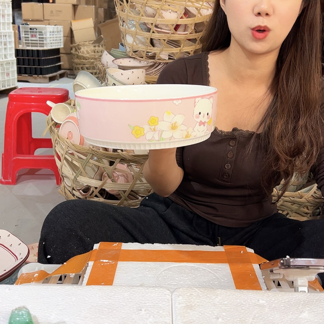 摆件潮州陶瓷源头工厂9寸