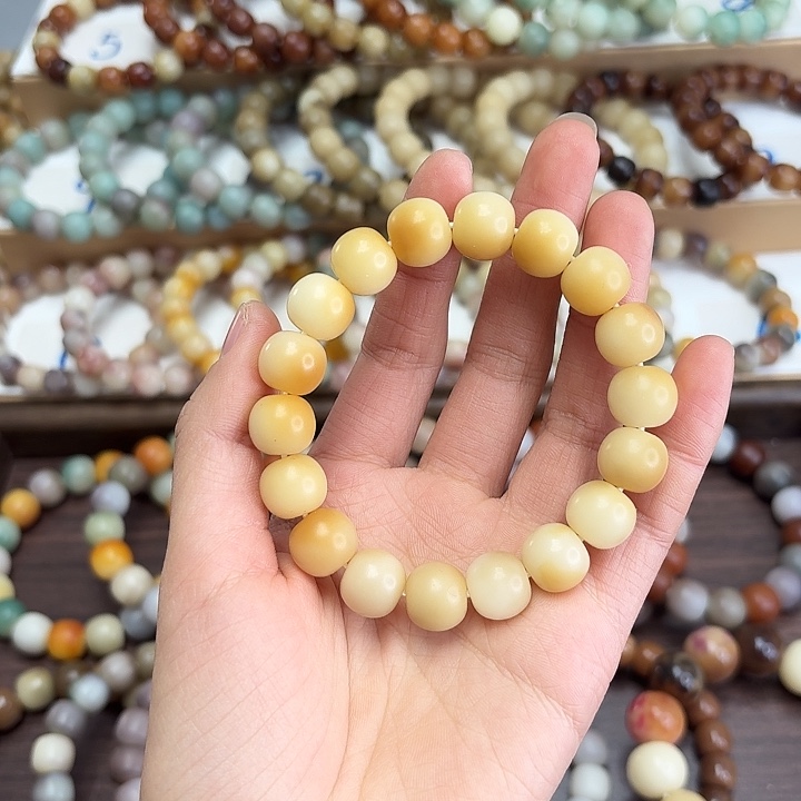 手串菩提根/象牙果卡13干磨苹果珠